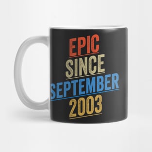 Epic Since September 2003 Funny Birthday Mug